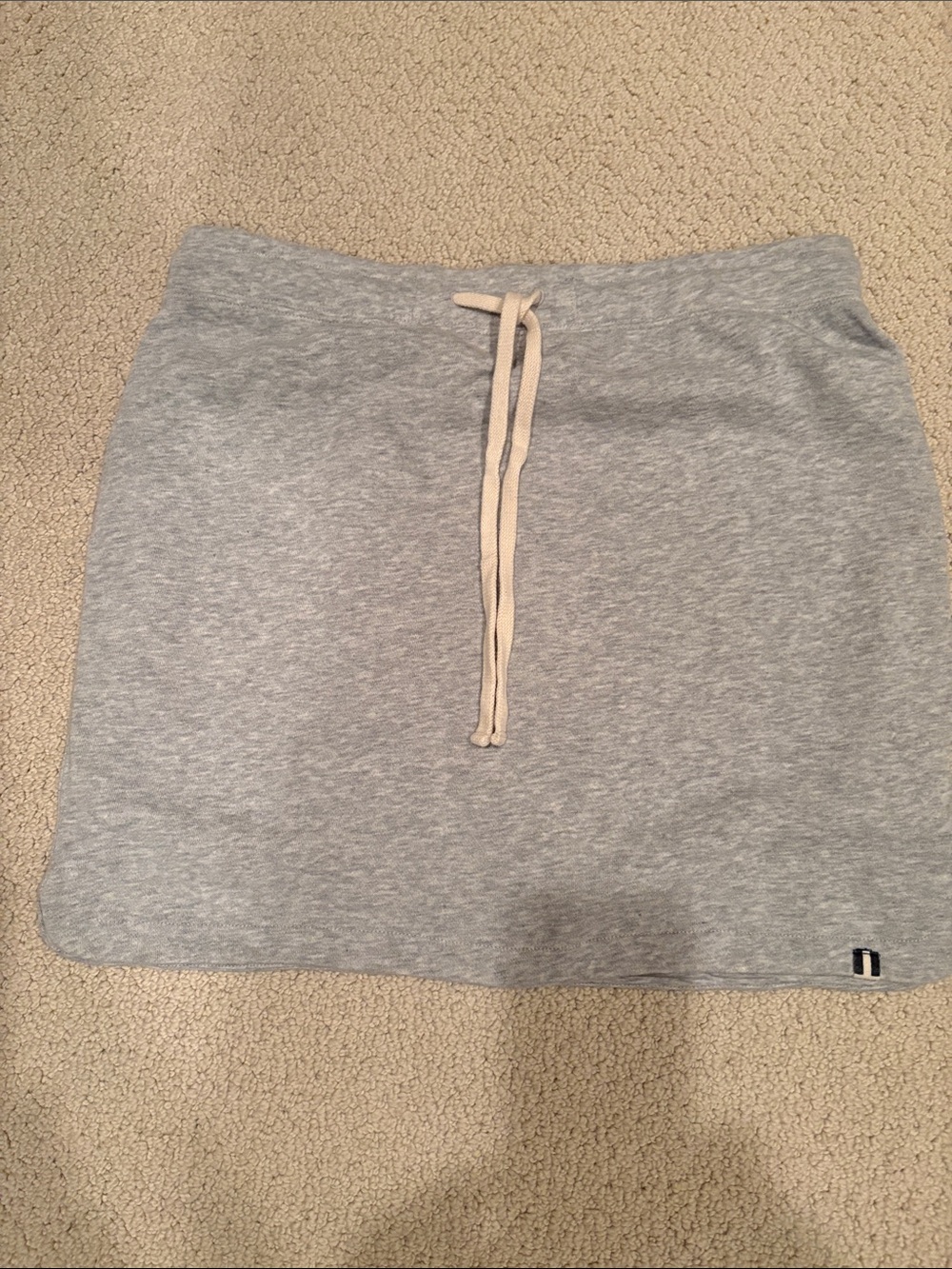 GAP Gray Drawstring Mini Skirt